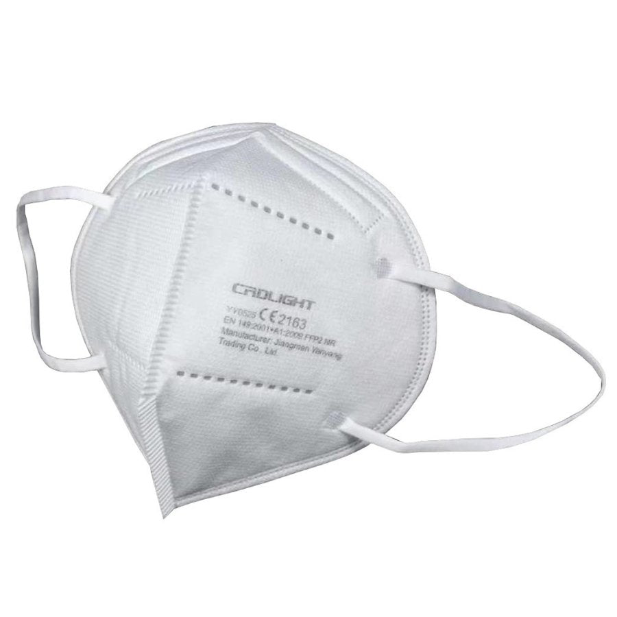 CRDLIGHT FFP2 Atemschutzmaske, mit Nasenbügel, ohne Ventil  CE 2163