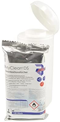 MyClean DS Spenderdose mit 120 Desinfektionstücher