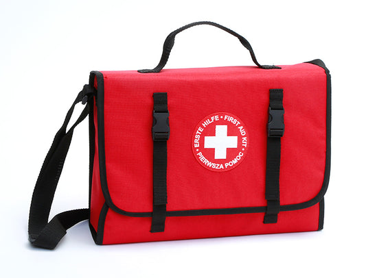 Erste Hilfe-Notfalltasche Groß – Füllung gemäß DIN 13157:2021 – Maße: 365 mm x 250 mm x 90 mm