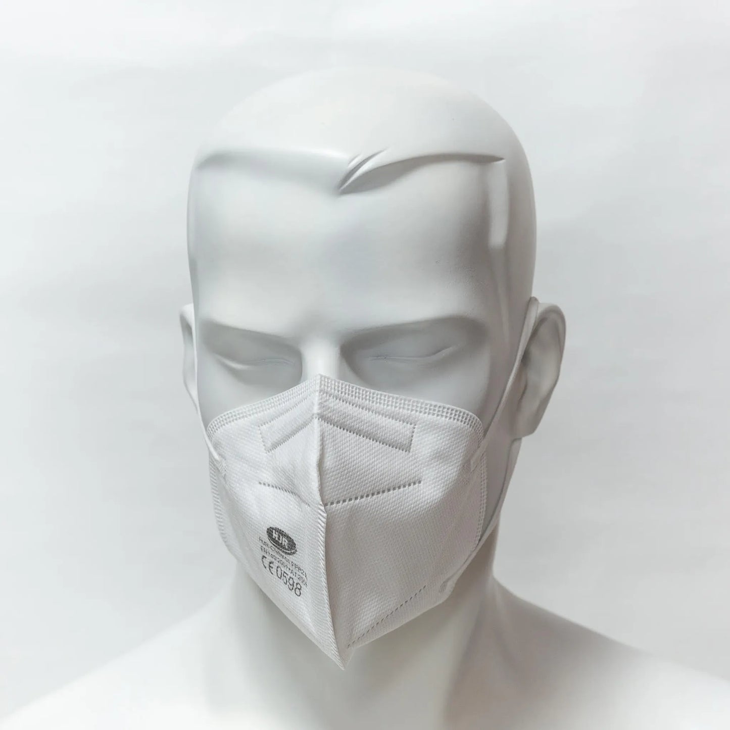 FFP2 Masken Atemschutzmaske Weiß Einzelverpackt HJR CE 0598