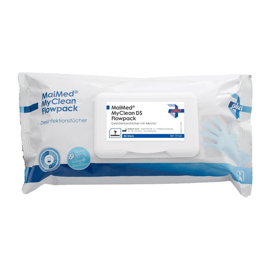 MaiMed MyClean® DS Flowpack 80 Desinfektionstücher viruzid