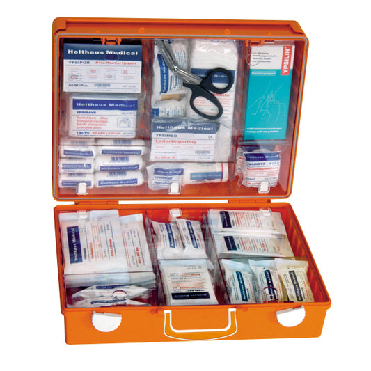 Erste-Hilfe-Koffer groß 40 x 30 x 15 cm  für Betriebe - gefüllt - DIN 13169:2021