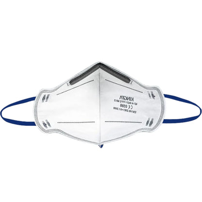 KingFa FFP2 NR D Atemschutzmaske, guter Atemkomfort, ohne Ventil - 1 Packung = 10 Stück, einzeln verpackt, blau